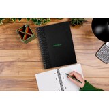 thumbnail of Rhodia 5x Greenbook, Notizbuch A5+ aus festem recycelbarem Recyclingkarton 715g/m2, 80 Bl, Recyclingpapier 90g, 6-fach gelocht - Schwarz 119925C