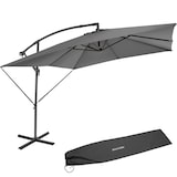 thumbnail of tectake Parasol con manivela APOLO 2,5 x 2,5 m   Gris Claro
