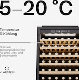 thumbnail of Klarstein Rhone 59 Uno Weinkühlschrank | 59 Flaschen | LED-Steuerung | Push-to-Open | leise Schwarz