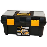 thumbnail of Caja de herramientas bandejas de plástico para herramientas 20 "L 500 x P 268 x H 230 mm, 3 organizadores en la tapa + bandeja interior