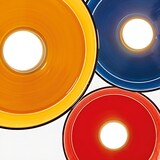 thumbnail of Circus LED-Pendelleuchte, 8W, 2700K, 645lm, Keramik, Made in Italy, Ø 35cm, Gelb, Modulares Design, Innenbereich, Schutzart IP40, Design-Hängelampe