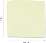 thumbnail of Mikrofasertücher für Fett und Flüssigkeiten Standard aus Polyester/Polyamid Gelb 10 Stück
