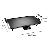 thumbnail of MELCHIONI FAMILY Placa de cozinha japonesa portátil, ATENA, 2000 W, superfície antiaderente 43x23 cm, termóstato regulável, preto, 118380037