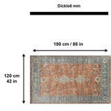 thumbnail of Soliel Bedruckter 120x180 Teppich Chenille-Druck Maschinell Hergestellt