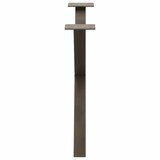 thumbnail of vidaXL Couchtischbeine X-Form 2 Stk. Naturstahl 70x(42-43) cm Stahl
