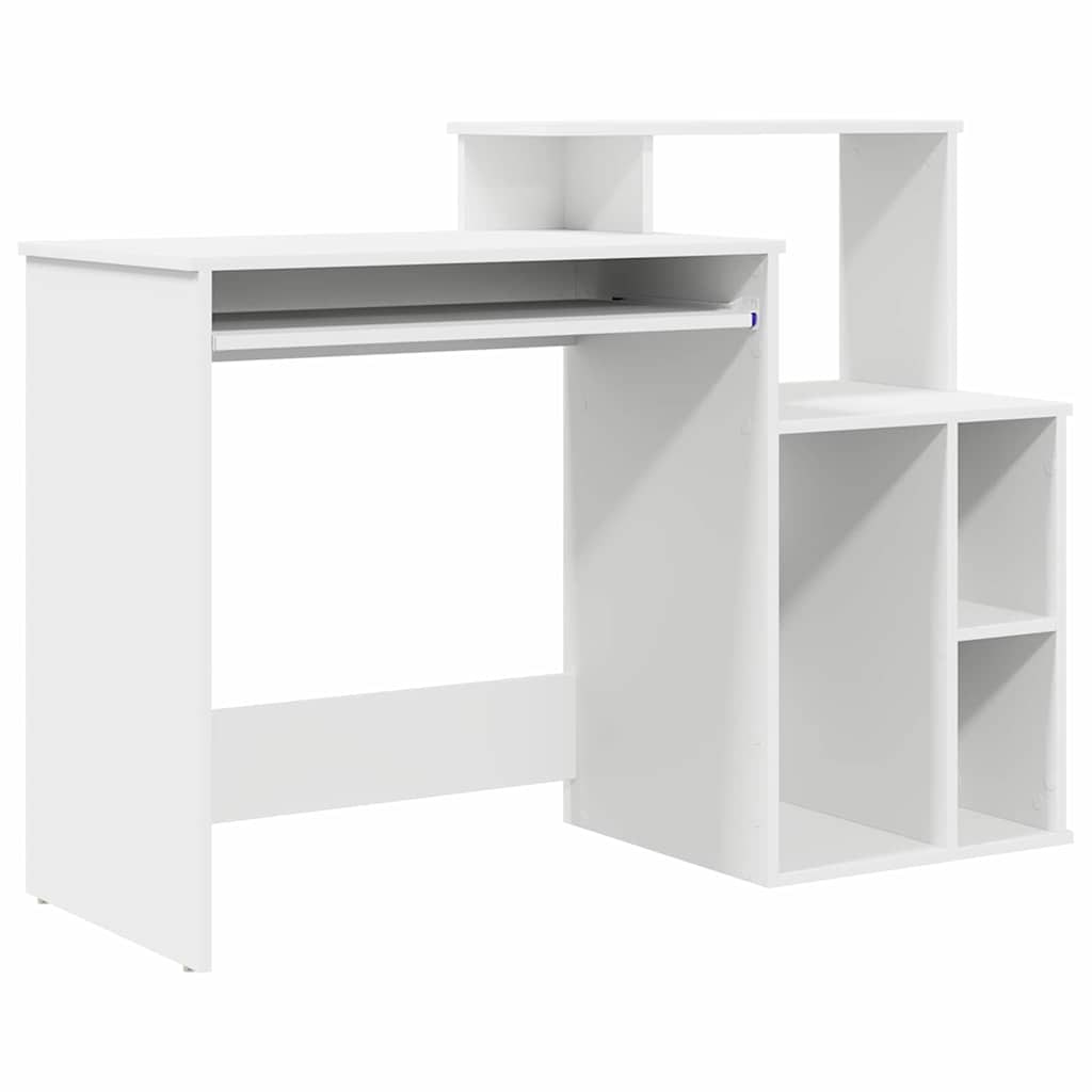 Scrivania con cassetto Bianco 120,5 x 44 x 88,5 cm Derivati \u200b\u200bdal legno modello Riviera Soleil Plus