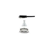 thumbnail of Paulmann LED Einbauleuchte Nova Plus Einzelleuchte schwenkbar IP65 rund 93mm 30° GU10 6W 470lm 230V dimmbar 4000K Eisen gebürstet 93671