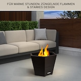thumbnail of Hekla 2-in-1-Feuerschale mit Grillfunktion 60 cm Durchmesser wasser- und frostsichere Konstruktion Schwarz