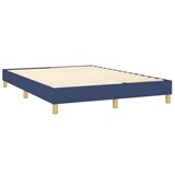 thumbnail of vidaXL Boxspringbett mit Matratze & LED Blau 140x190 cm Stoff