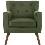 thumbnail of Poltrona Kioni in velluto a coste verde