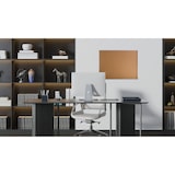 thumbnail of ALLBoards Lavagna in Sughero con Cornice Argento in Legno 90x60cm, Bacheca Sughero per Puntine Spille Memoboard