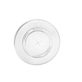 thumbnail of RPET-Flachdeckel mit Kreuzschlitz für Becher Ø 9,5 cm Karton (2.000 Stück)