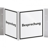 thumbnail of Schild I Tür-Nasenschild Piktogramm Besprechung, Kunststoff, 150x150mm