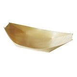 thumbnail of 500x Fingerfood-Schale aus Holz schiffchenförmig 18 x 10,5 cm