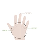 thumbnail of greenbox - PLA-Flachdeckel Ø 95 mm, Halmkreuz, 100 St.