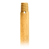 thumbnail of Manico legno verniciato ø 24 mm con filetto italiano e foro, cm. 130.