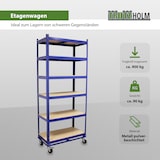 thumbnail of Etagenwagen Rollwagen 900kg 215cm Hoch 6 Ebenen 150 kg je Boden Transportwagen Magazinwagen Kommissionierregal