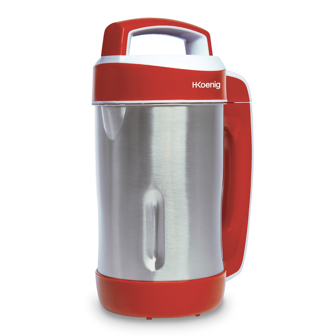 H.Koenig Sopera Eléctrica y Licuadora MXC18. 1.1 litros. 850 W. 4 Programas. Acero Inox. Rojo