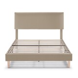 thumbnail of Estructura de cama tapizada Lauren de 30 cm, 150x190 cm, Beige