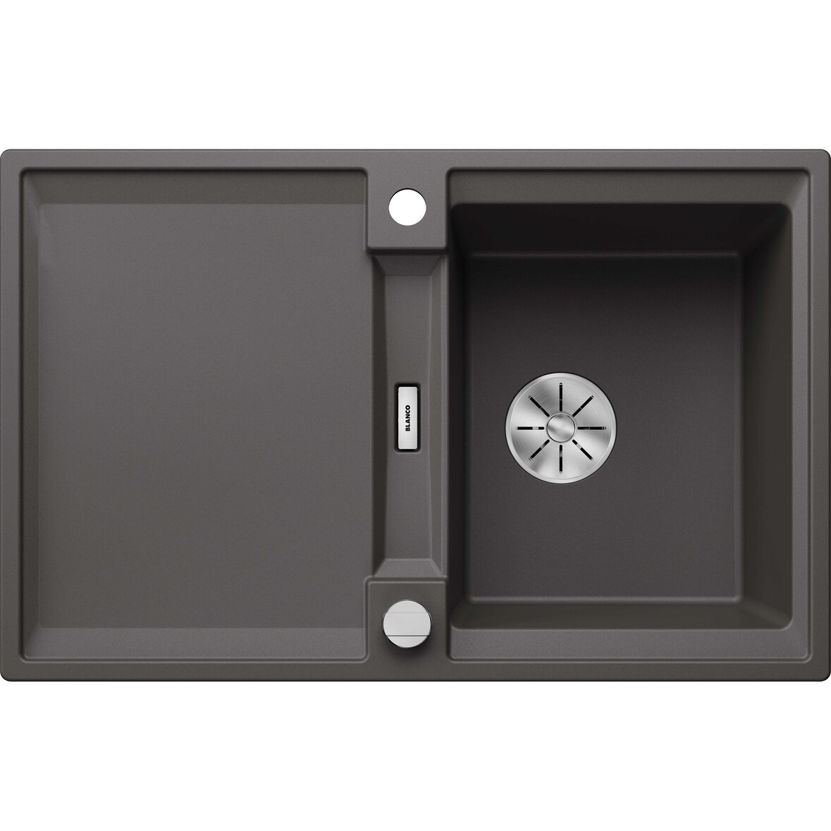 BLANCO ADIRA 45 S Einbauspüle SILGRANIT felsgrau ab 45 cm Excenter