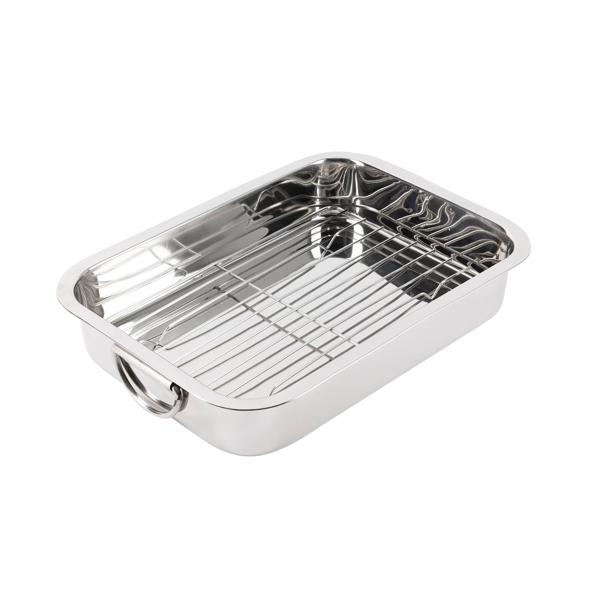 Renberg Presto - Bakplaat met grillrooster 37x26,5x6,3 cm, roestvrij staal