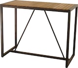 thumbnail of METRO PROFESSIONAL Gastro Bartisch Modano, Akazienholz/Stahl, 140 x 70 cm, rechteckig, braun/schwarz