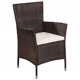 thumbnail of vidaXL 3-tlg. Bistro-Set Poly Rattan Braun