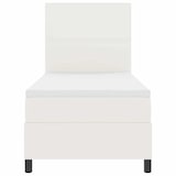 thumbnail of vidaXL Boxspringbett mit Kopfteil Creme und Weiß 90 x 200 cm Cordstoff