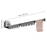 thumbnail of Kitchen Move Muurwasrek PYTHON 92cm Aluminium Zwart