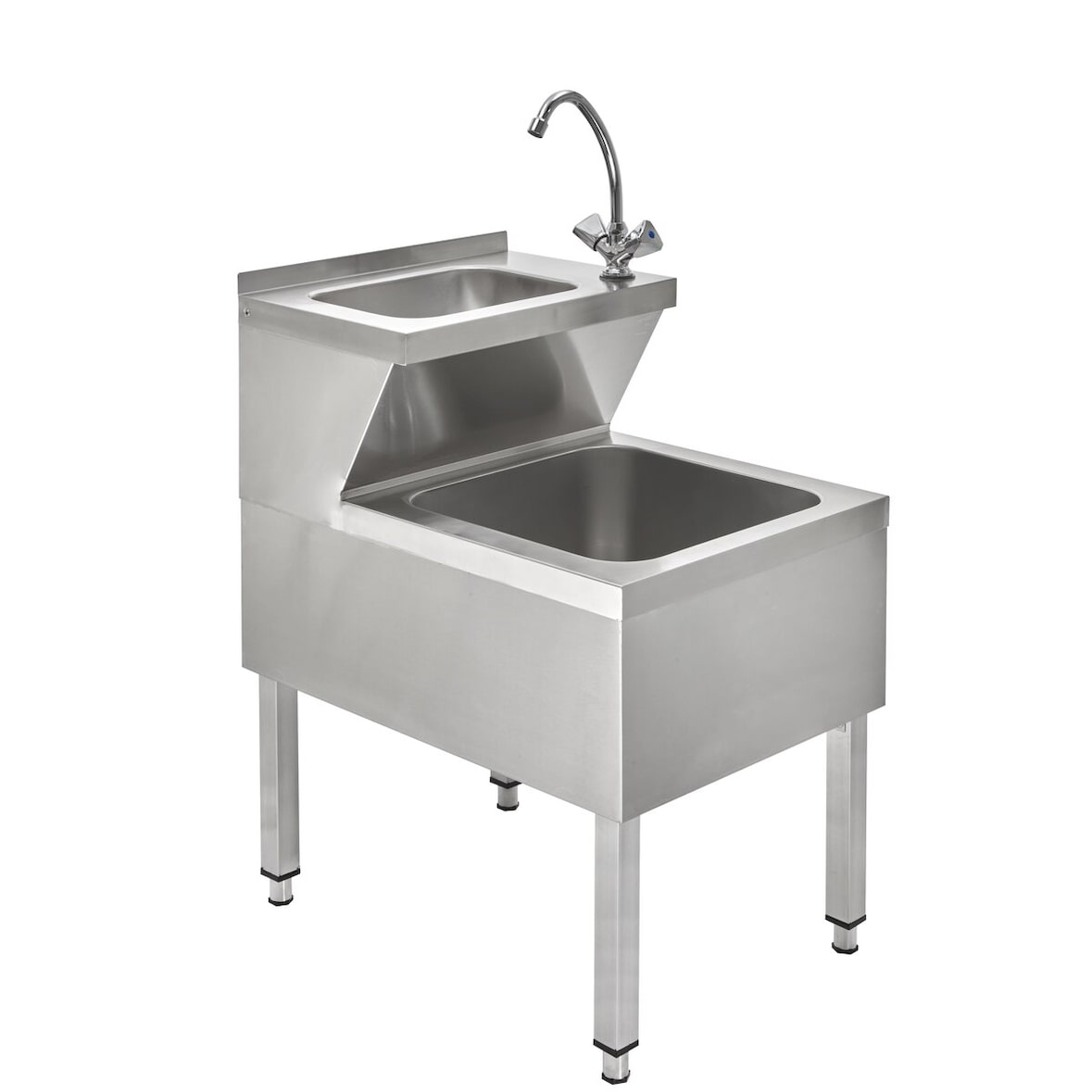 GastroHero Handwasch-Ausgussbeckenkombination Basic 1