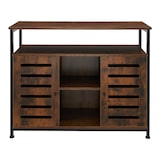 thumbnail of tectake Aparador Warrington 100x37x82cm  Madera Industrial Oscura, Rústica