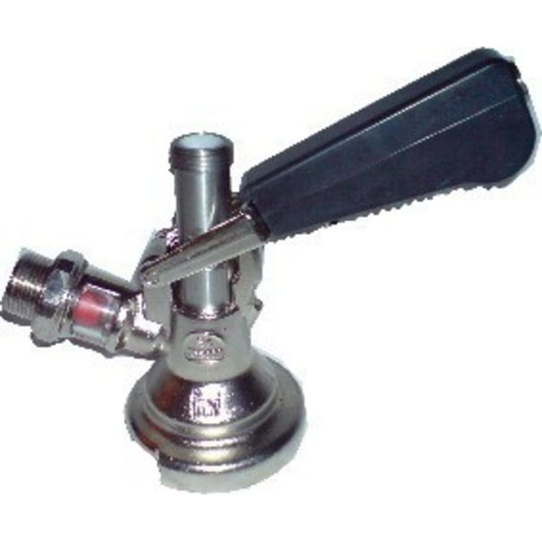 Zapfkopf Keg Verschluss Flach Fitting seitlicher Ausgang (Thekenanstich)