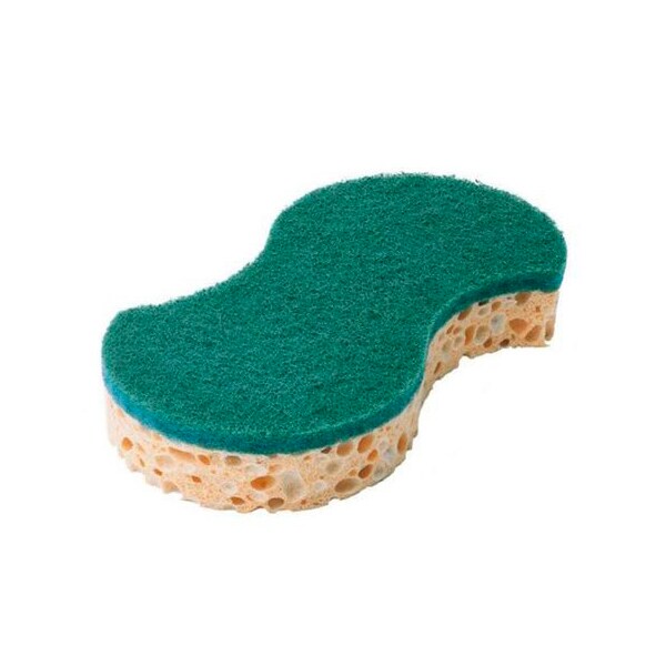 eponge double face verte paquet de 10 SPONTEX