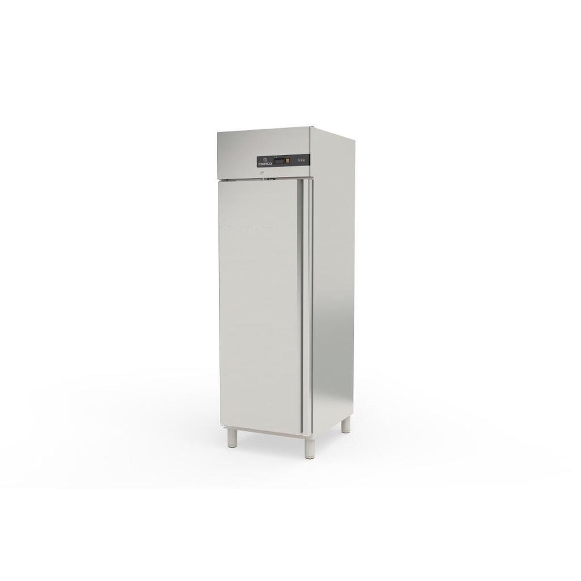 CORECO Armoire Gn2/1 1 Porte Pleine - (-2/+8 ) - 22 Niveaux - 660X850X2130 - Embouties - Int Et Ext Inox 304 Sauf Arriere En Galva CGR-751-SPF