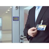 thumbnail of DURABLE Boîte 25 Porte-badges 2 cartes de sécurité format portrait ou paysage+clip+encoche - Transparent