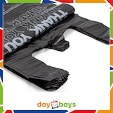 thumbnail of DayBays 37500 Stk. Super-Jumbo Tragetaschen 50+30x80 cm HDPE weiß geblockt