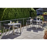 thumbnail of METRO Professional Mesa de comedor, acero inoxidable/vidrio cerámico, 160 x 90 x 74 cm, rectangular, gris/negro