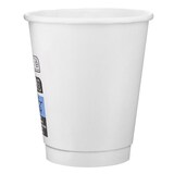 thumbnail of MONOUSO - Doppelwandiger Kartonbecher Glatter Weißer 8Oz/240ml Ø8,0cm (25 Stück)