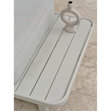 thumbnail of Conjunto de muebles de jardín esquinero 6 plazas de cuerda y aluminio gris - IRUN