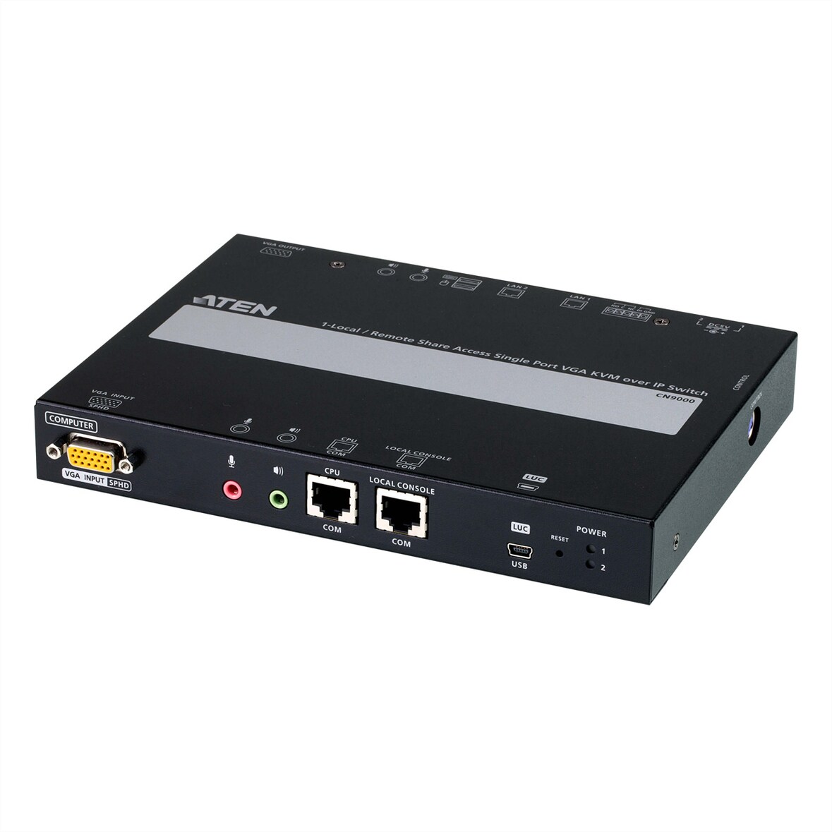 ATEN CN9000 1-Local-Remote Share Access Einzelport VGA KVM over IP Switch