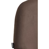 thumbnail of Set van 2 barkrukken Braga goud fluweel bruin