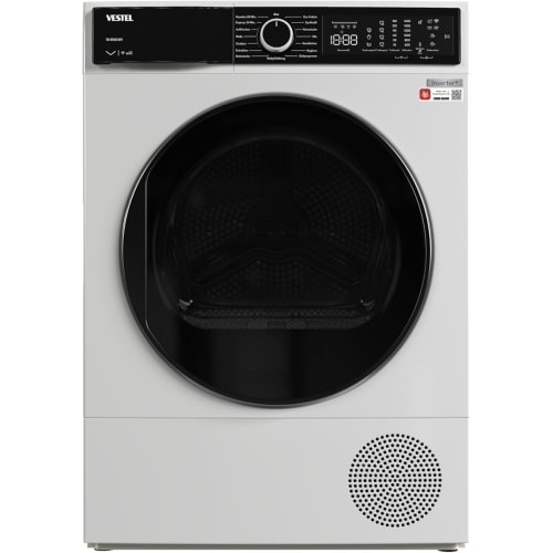 Vestel TDI 89302 WIFI Wärmepumpentrockner 8kg – App-Steuerung & Pearl Drum Schontrommel