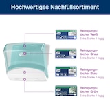 thumbnail of Tork Einzeltuchspender Weiß und Türkis W4, Wandmontage, Performance Linie, 654000