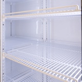 thumbnail of GastroHero Getränkekühlschrank ECO 630 mit Leuchtaufsatz, Schiebetüren, schwarz, LED-Innenbeleuchtung, energiesparend, 8 höhenverstellbare Roste