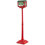 thumbnail of Linterna navideña iluminada COSTWAY, decoración navideña roja de 150 cm con música y poste con nieve activada por sonido.