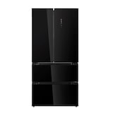 thumbnail of EVVO Frigorífico francés F80B Glass, Inverter, Puerta de cristal, Total No Frost, 327l + 183l