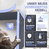 thumbnail of Wandregal Anthrazit Bücherregal Holz Hängeregal Schweberegal 104x59x20 cm