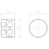 thumbnail of Kaiser Abzweigdose UP 1572-02