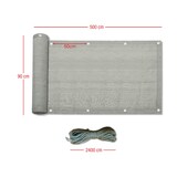 thumbnail of Rebecca Mobili Frangivista Telo Balcone Polietilene Grigio Ombra Privacy 0,9x5