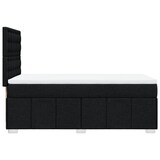 thumbnail of vidaXL Boxspringbett mit Matratze Schwarz 90x190 cm Stoff